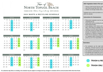 2024 Waste & Recycling Calendar