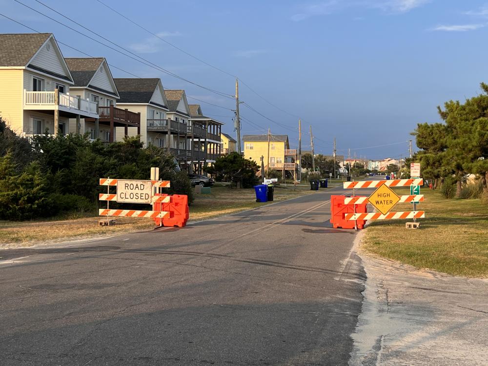 Road Closure North Topsail Beach North Carolina